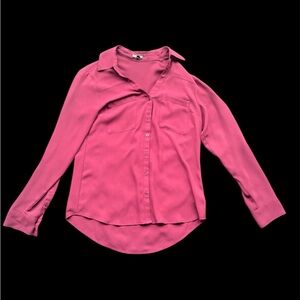 ✨ Burgundy Pink Express button up shirt✨